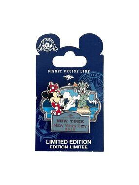 Disney Cruise Line 2012 New York City Minnie Mouse Statue of Liberty Limited Pin